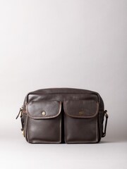 Lakeland Leather Brown Kelsick Leather Messenger Bag - Image 2 of 9
