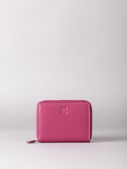 Lakeland Leather Pink Small Zip Purse - Image 1 of 5