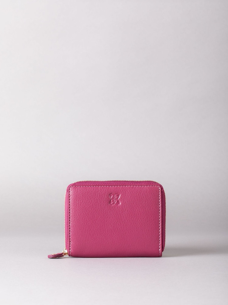 Lakeland Leather Pink Small Zip Purse - Image 1 of 5