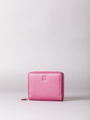 Lakeland Leather Pink Small Zip Purse - Image 2 of 5