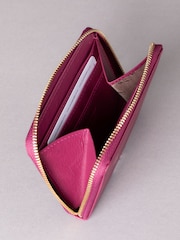 Lakeland Leather Pink Small Zip Purse - Image 3 of 5