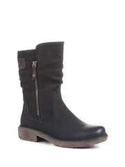 Pavers Ruched Calf Boots - Image 2 of 5