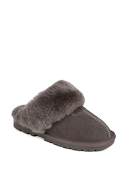 Pavers Sheepskin Lined Slippers - Image 2 of 5