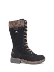 Pavers Lace-Up Calf Boots - Image 1 of 5