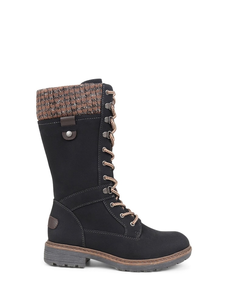 Pavers Lace-Up Calf Boots - Image 1 of 5
