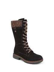 Pavers Lace-Up Calf Boots - Image 2 of 5