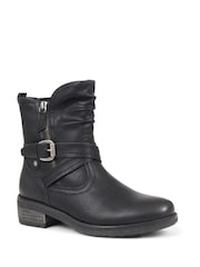 Pavers Zip Up Tall Ankle Boots - Image 1 of 4