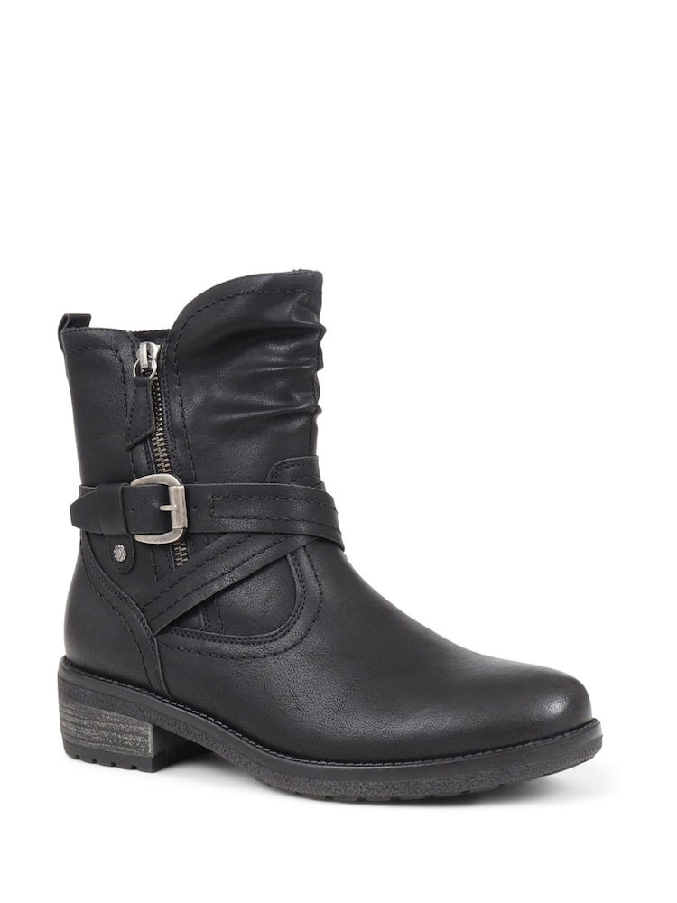Pavers Zip Up Tall Ankle Boots - Image 1 of 4