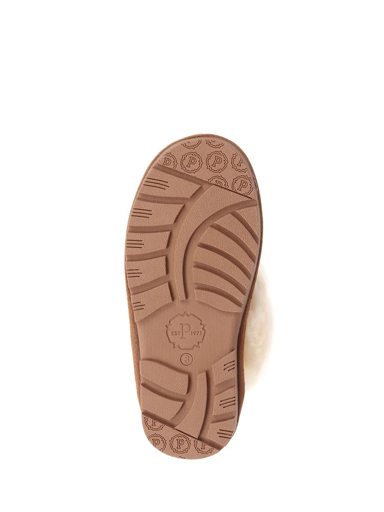 Pavers Sheepskin Lined Slippers - Image 5 of 5