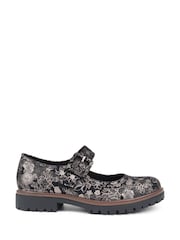 Zwart/wit - Pavers Mary Jane Buckle Shoes with Chunky Sole - Image 1 of 5