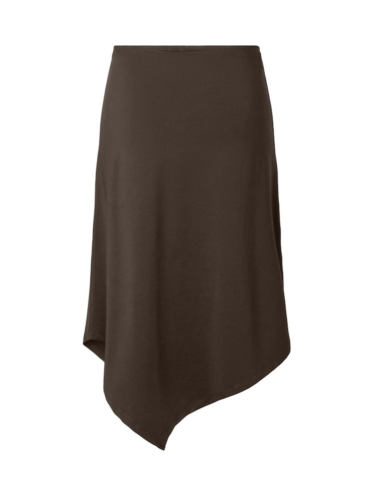 PIECES Brown Midwaist Midi Skirt - Image 6 of 6 PIECES Brown Midwaist Midi Skirt - Image 6 of 6