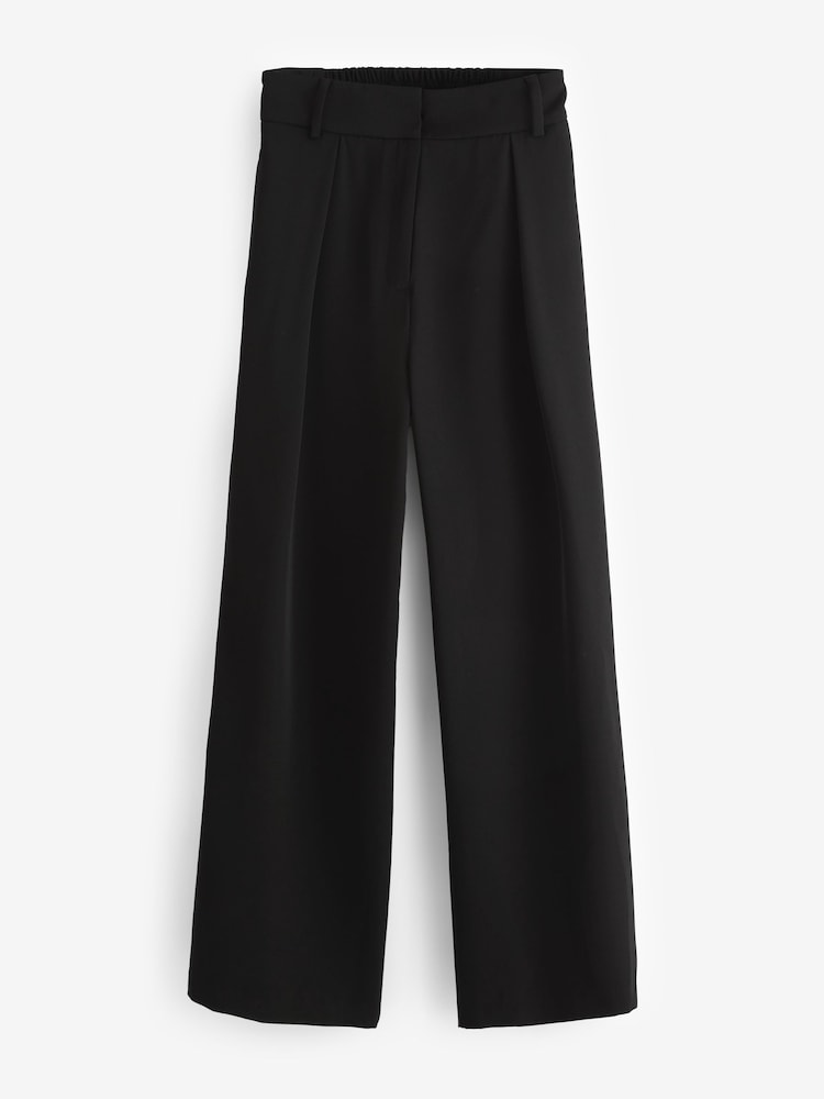 Noir - Pantalon ample à dos élastique - Image 6 of 7