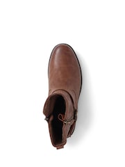 Pavers Zip Up Tall Ankle Boots - Image 3 of 4