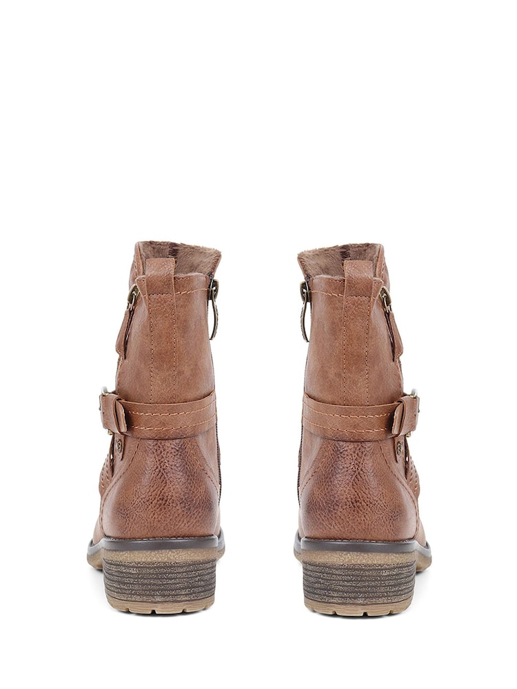 Pavers Zip Up Tall Ankle Boots - Image 4 of 4