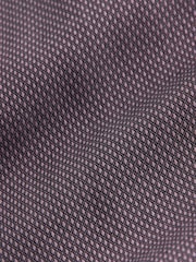 Purple Regular Fit Trimmed Formal 100% Cotton Oxford Shirt - Image 9 of 9