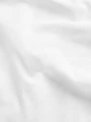 White Long Sleeve Single Cuff Paper Touch 100% Cotton Poplin Fabric Formal Shirt - Image 8 of 9