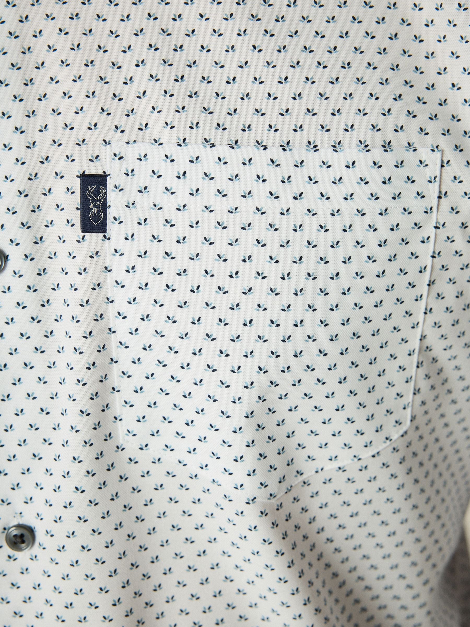 Buy White/Blue Dot Regular Fit Easy Iron Button Down Oxford Shirt from the  Next UK online shop