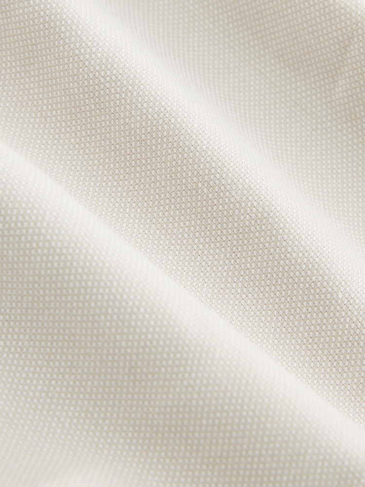 Neutral Brown Easy Care Short Sleeve Royal Oxford Shirt - Image 7 of 7