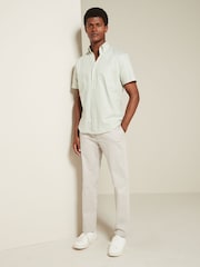 Green Easy Care Short Sleeve Royal Oxford Shirt - Image 2 of 6