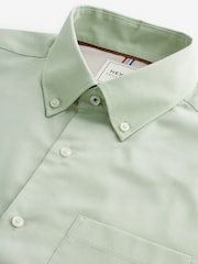 Green Easy Care Short Sleeve Royal Oxford Shirt - Image 5 of 6