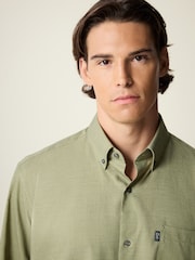 Green Marl Regular Fit Shirt - Image 4 of 7