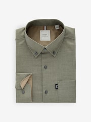 Green Marl Regular Fit Shirt - Image 5 of 7