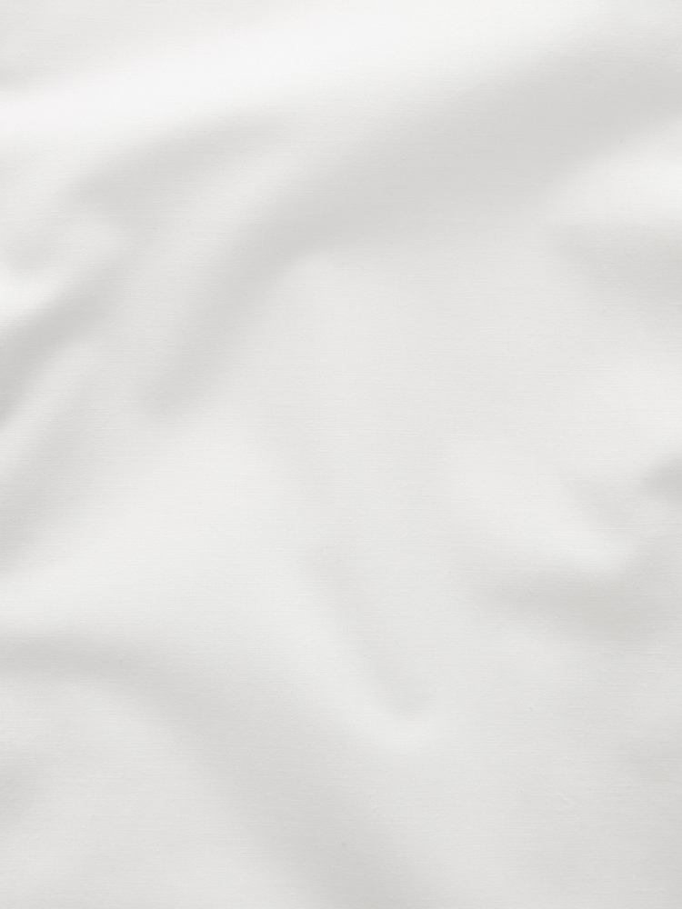White Short Sleeve Linen Blend Shirt - Image 8 of 8