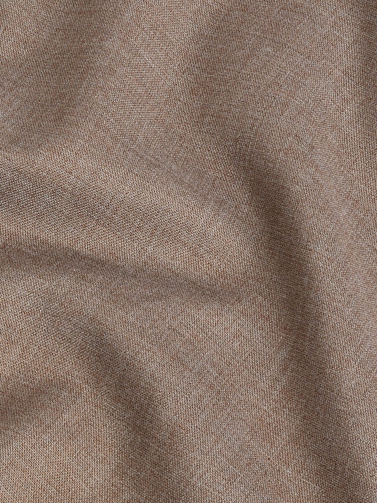 Neutral Brown Marl Regular Fit Button Down Easy Iron Oxford Shirt - Image 7 of 7