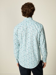 White/Blue Ditsy Floral Regular Fit - Image 3 of 8