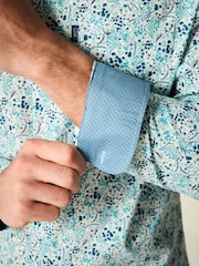 White/Blue Ditsy Floral Regular Fit - Image 5 of 8