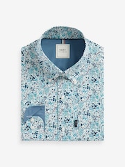 White/Blue Ditsy Floral Regular Fit - Image 6 of 8