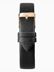 Limit Black 35mm Round Gold Analogue Watch with Black Strap - Image 2 of 4