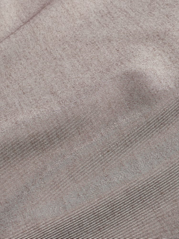 Neutral Brown Regular Fit Brushed Flannel 100% Cotton Shirt - Image 7 of 7