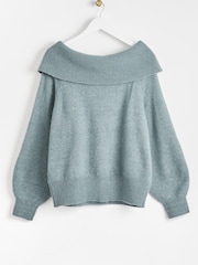 Oliver Bonas Bardot Knitted Jumper - Bild 5 von 8