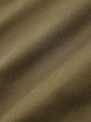 Khaki Green Utility Midi 100% Cotton Skirt - Image 6 of 6
