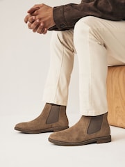 Taupe Chelsea Boots - Image 1 of 5