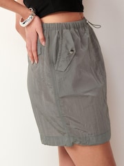 Silver Cargo Mini Skirt - Image 4 of 6