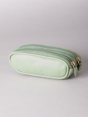 أخضر فاتح - حافظة نظارات مزدوجة من الجلد من Lakeland Leather - صورة 2 من 5