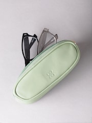 Lakeland Leather Sage Green Double Glasses Case - Image 1 of 3
