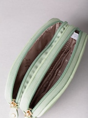 Lakeland Leather Sage Green Double Glasses Case - Image 2 of 3
