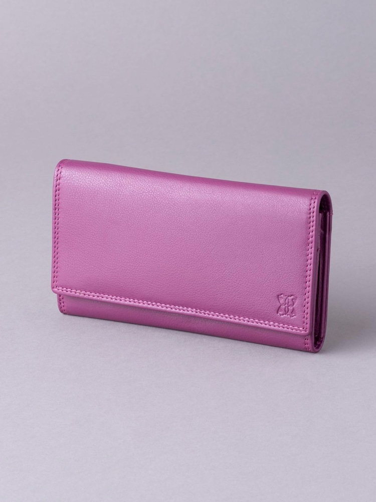 Lakeland Leather Pink Large Purse - Image 1 of 4