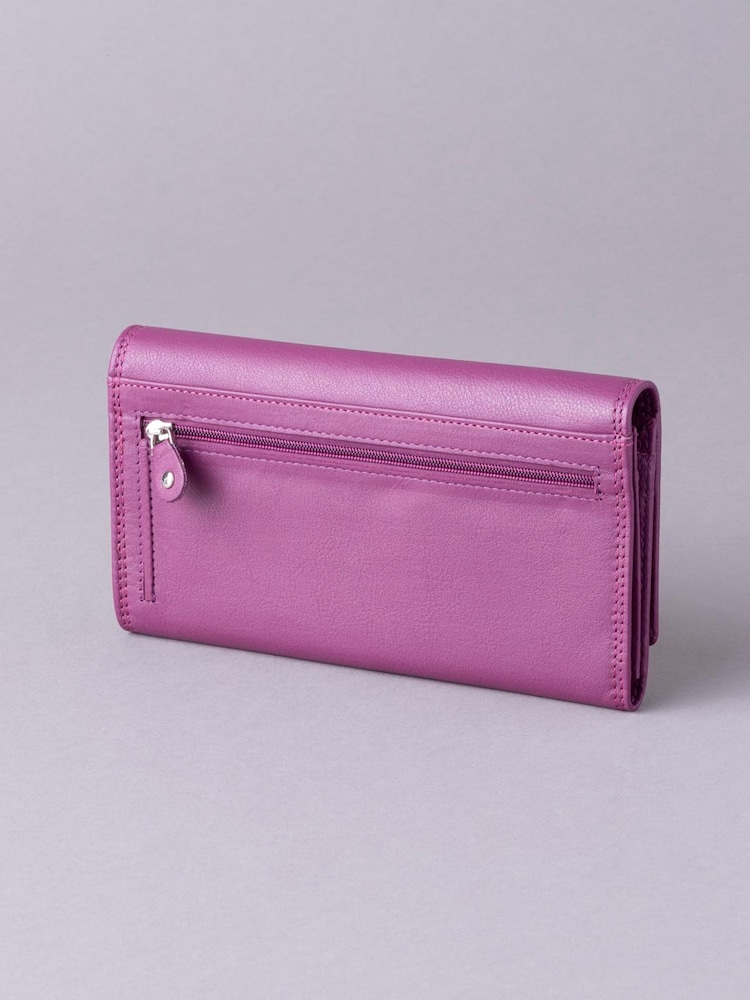 Lakeland Leather Pink Large Purse - Image 2 of 4