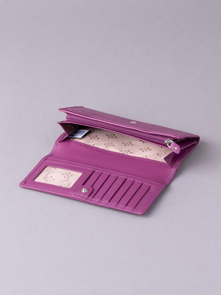 Lakeland Leather Pink Large Purse - Image 4 of 4