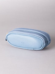 Lakeland Leather Sky Blue Double Glasses Case - Image 1 of 5