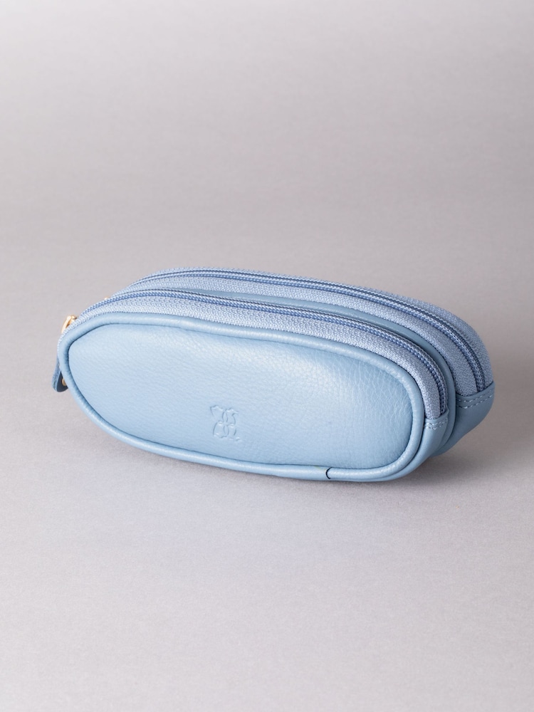 Azul cielo - Funda de gafas doble de Lakeland Leather - Imagen 1 de 5 Azul cielo - Funda de gafas doble de Lakeland Leather - Imagen 1 de 5