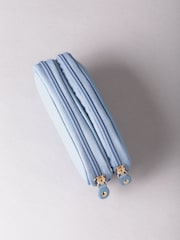 Lakeland Leather Sky Blue Double Glasses Case - Image 3 of 5
