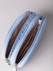 Lakeland Leather Sky Blue Double Glasses Case - Image 5 of 5