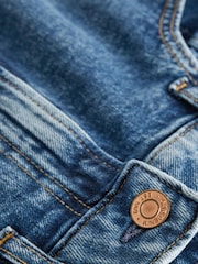 Gap Blue Cargo Denim Maxi Skirt - Image 6 of 8