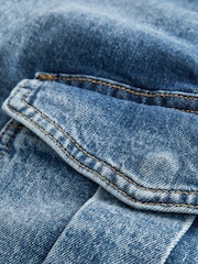 Gap Blue Cargo Denim Maxi Skirt - Image 8 of 8