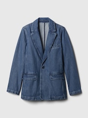 Gap Blue Denim Blazer - Image 5 of 5